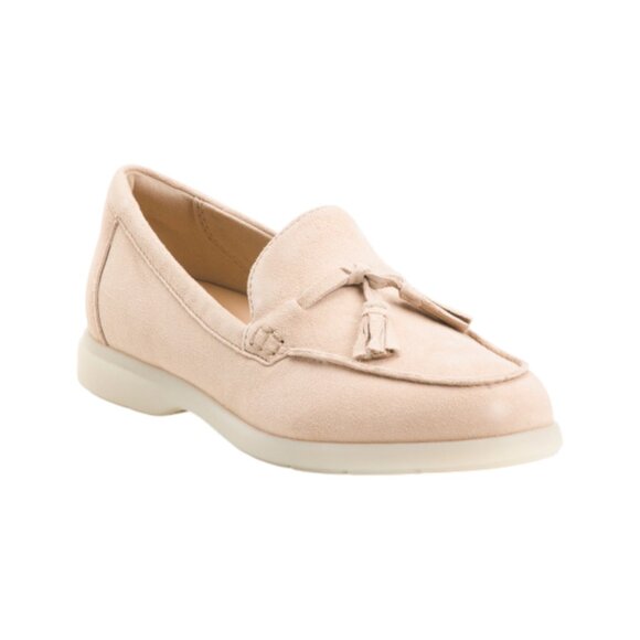 CLARKS Sand Suede Narini Edge Comfort Loafers